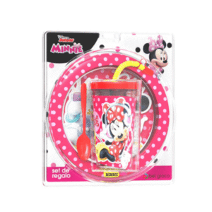 DISNEY BLISTER PLATO + VASO SPORT MINNIE