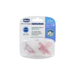 CHICCO CHUPETE MINI SOFT NENA X2 2-6 M