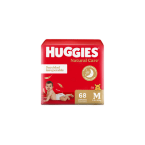 HUGGIES NATURAL CARE AHORRAPACK M X68 UN.