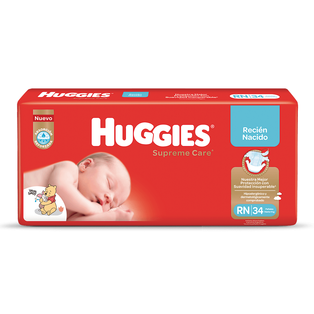 HUGGIES SUPREME RN X34 UN.