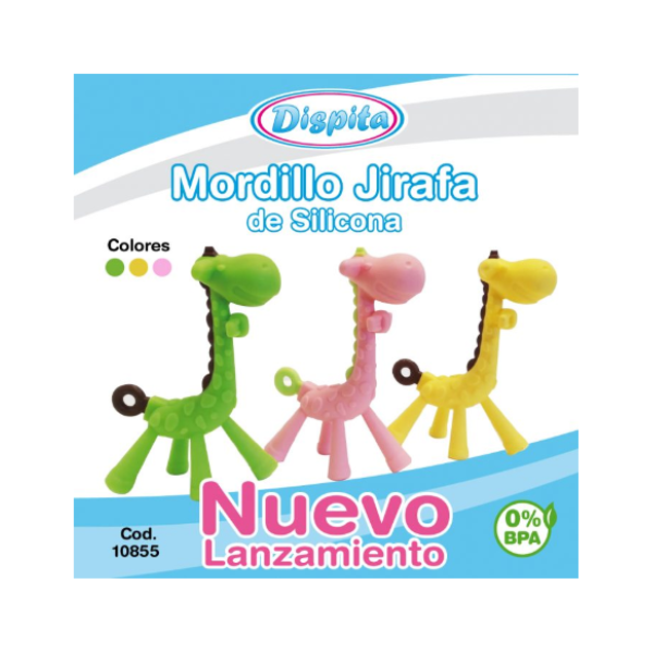 DISPITA MORDILLO SILICONA JIRAFA