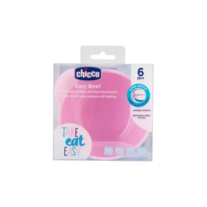 CHICCO BOWL SILICONA ROSA +6M