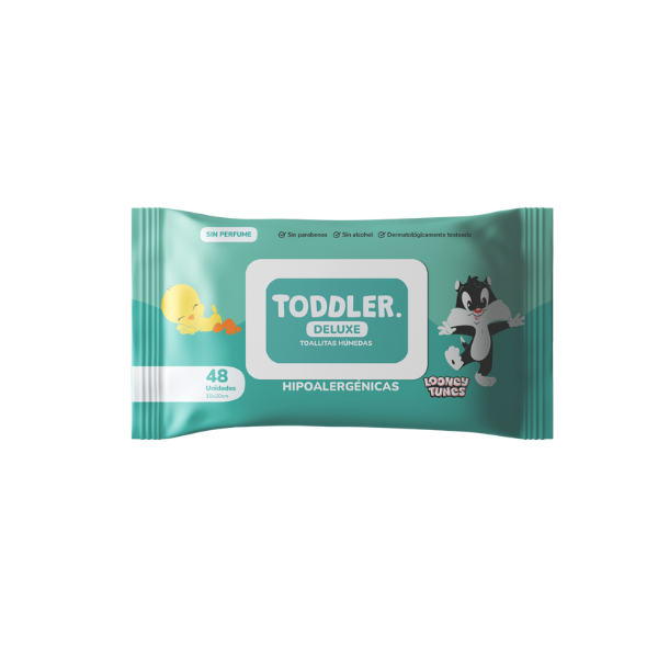 TODDLER TOALLITAS HÚMEDAS DELUXE X48 UN.