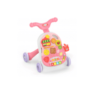 CAMINADOR 2 EN 1 CON LUZ Y SONIDO - COLOR ROSA