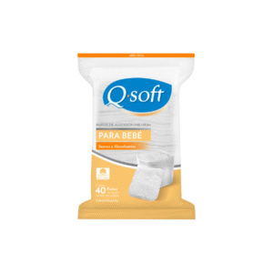 Q-SOFT PAÑOS DE ALGODÓN BABY X40 UN.