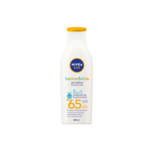 NIVEA SUN PROTECTOR SOLAR BABIES & KIDS SENSITIVE 5 EN 1 FPS 65 PIEL SENSIBLE X 200ML