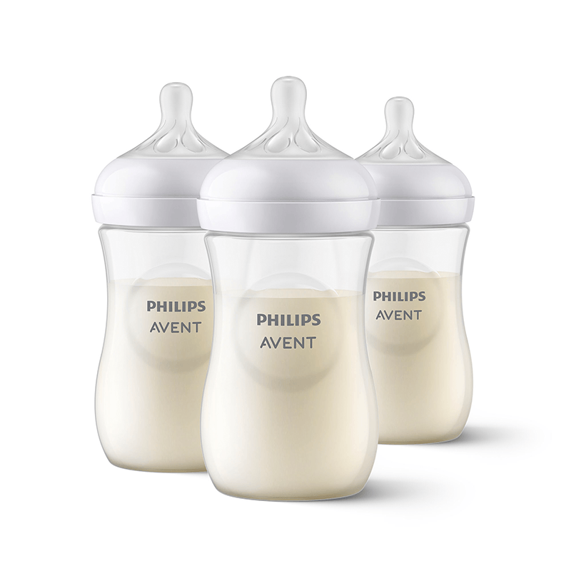 903/03 AVENT SET MAMADERAS NATURAL 3X260ML