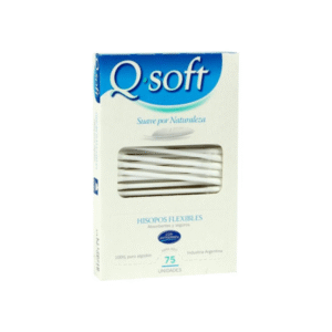 QSOFT HISOPOS EN ESTUCHE X75 UN.