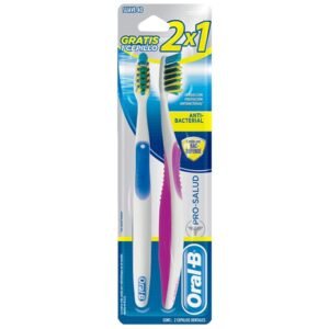 ORAL B CEPILLO DE DIENTES PROSALUD ANTIBACTERIAL 2X1