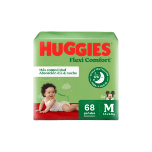 HUGGIES FLEXI COMFO M X68 UN.