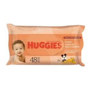 HUGGIES TOALLITAS HÚMEDAS C/ ÓLEO 48 UN.