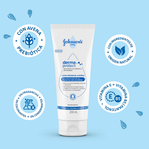 JOHNSONS BABY CREMA HIDRATANTE DERMA PROTECT - Image 3