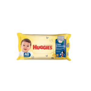 HUGGIES TOALLITA HÚMEDA TRIPLE PROTECCIÓN X48 UN.