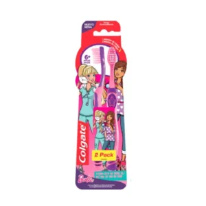 COLGATE CEPILLO BARBIES  SUAVE +6   2X1