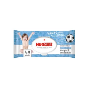 HUGGIES TOALLITAS HÚMEDAS EDICIÓN LIMITADA MUNDIAL X48 UN.